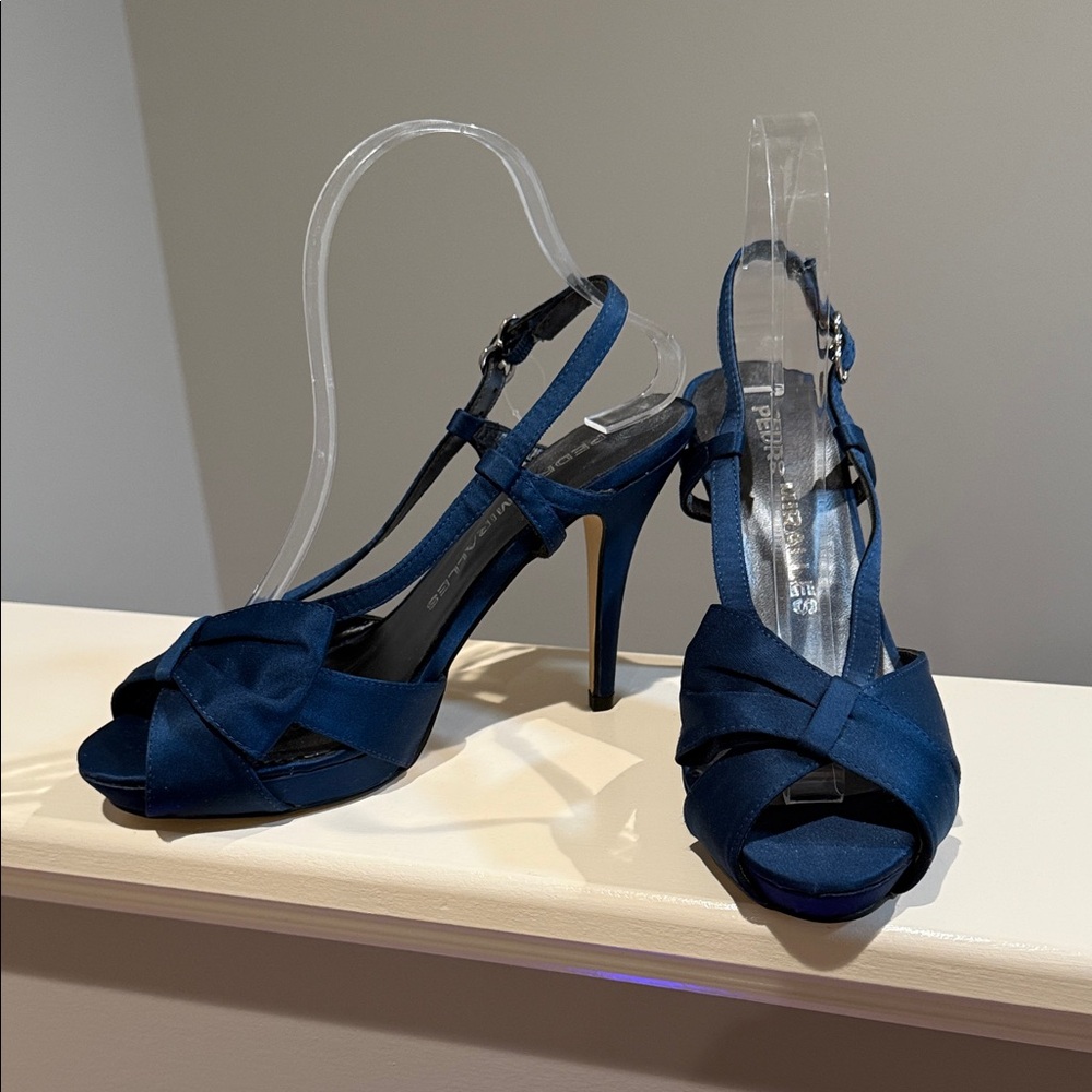 Pedro Miralles Navy Blue Heels